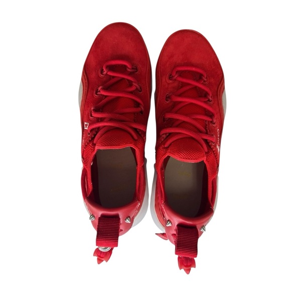 Christian Louboutin Red Arpoador Suede Sneakers Size 37 - Picture 7 of 11